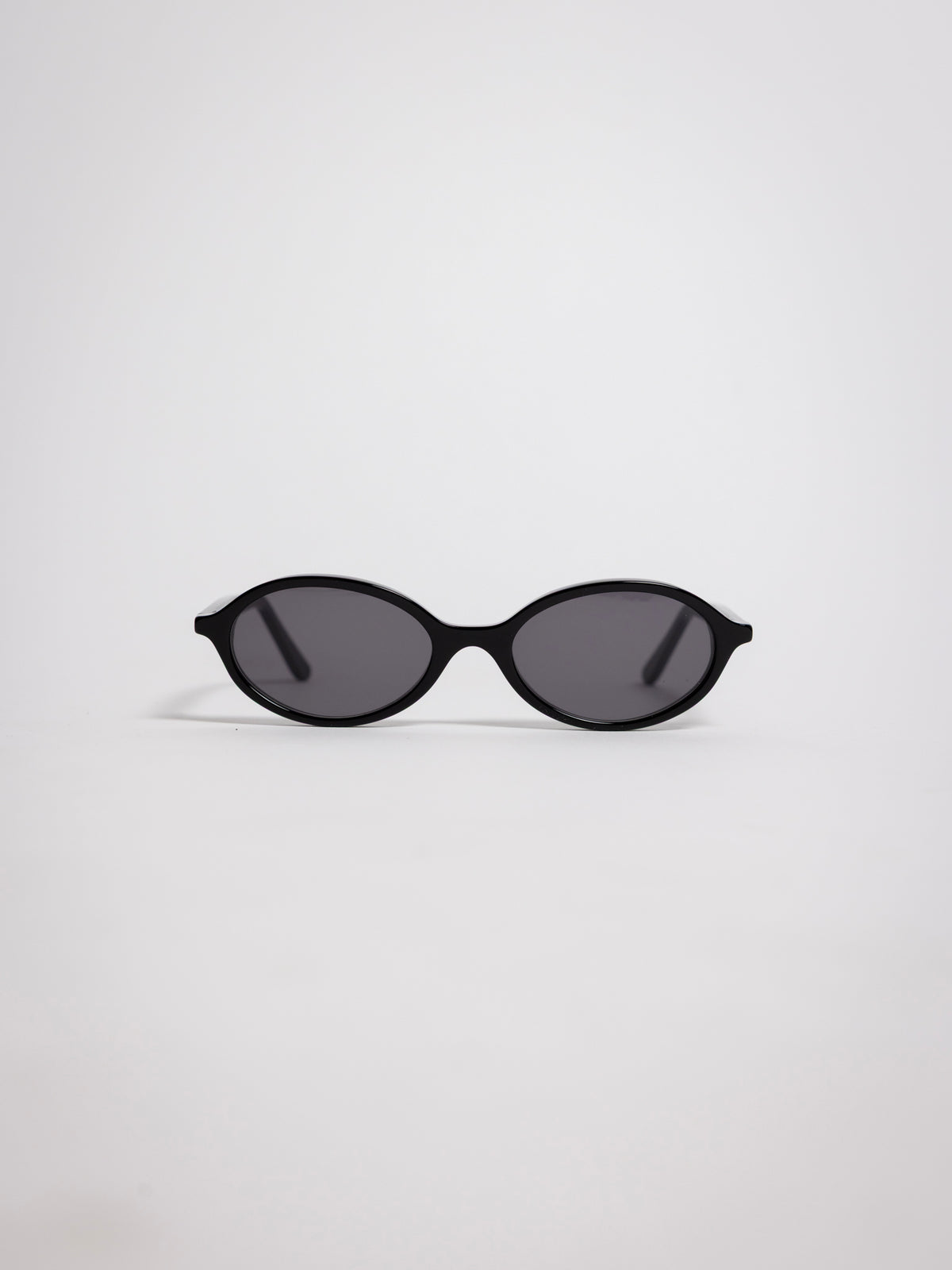 52 Grove Street, Side Eye narrow oval sunglasses, black acetate frame with black tinted lenses, sideeye [variant:Black]