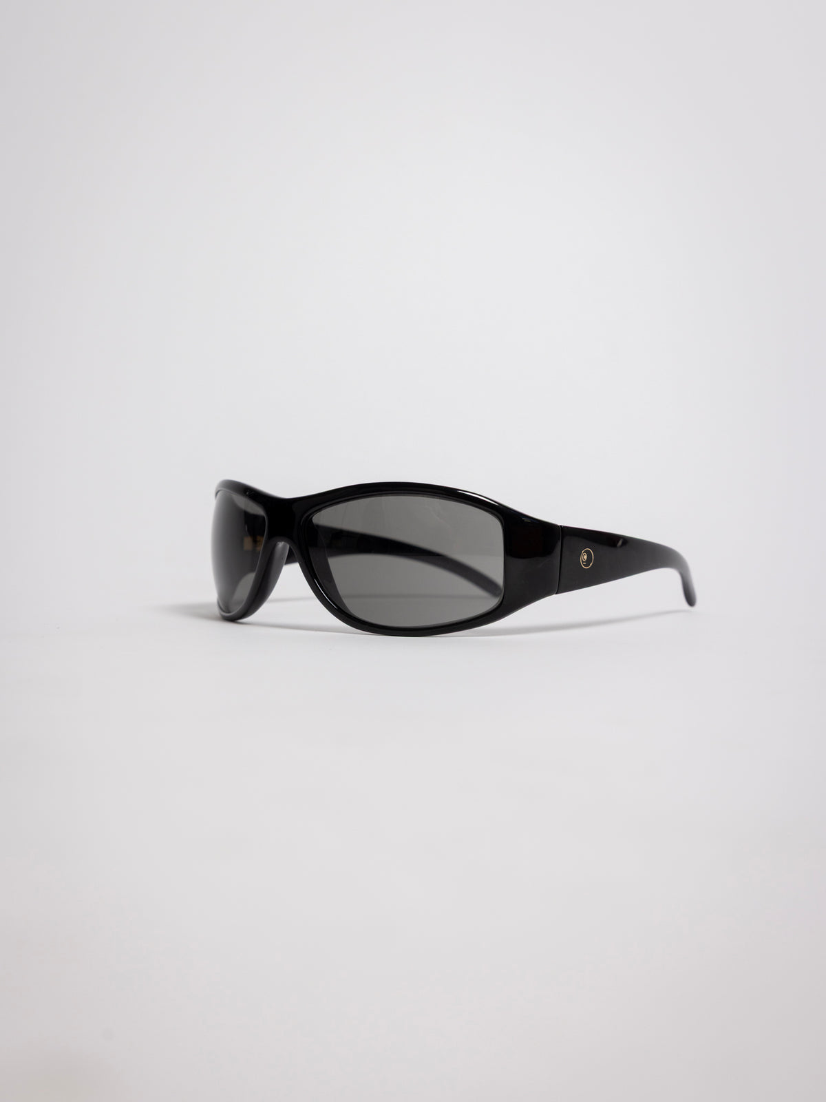 223 Butler St, Side Eye wraparound shield sunglasses, black Grilamid frame with black tinted lenses, sideeye [variant:Black]
